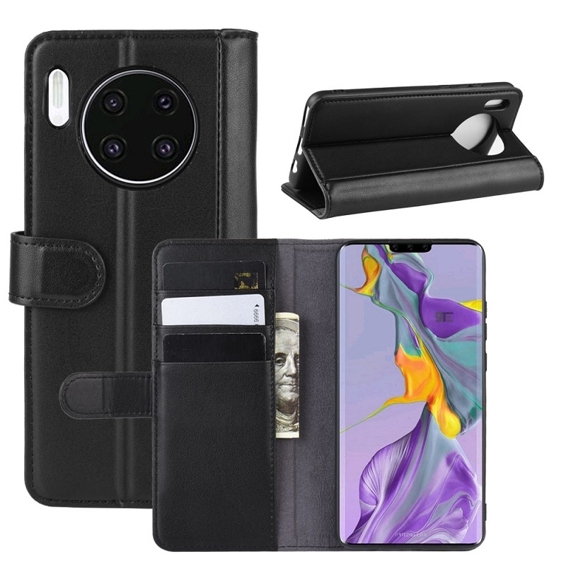 Case Huawei Mate 30 Pro #เคสสไตล์กระเป๋าสตางค์รูปแบบหนังแยกมีช่องเสียบบัตรคุณภาพดี