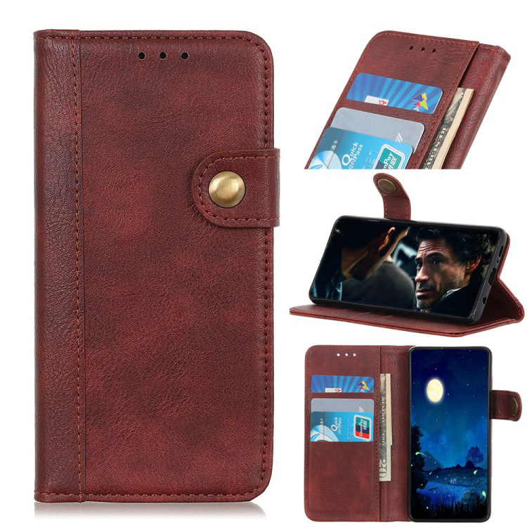 Case Samsung Galaxy A51 #เคสฝาพับแบบกระเป๋าสตางค์ผิวลิ้นจี่ Litchi Skin Design Leather Wallet Case