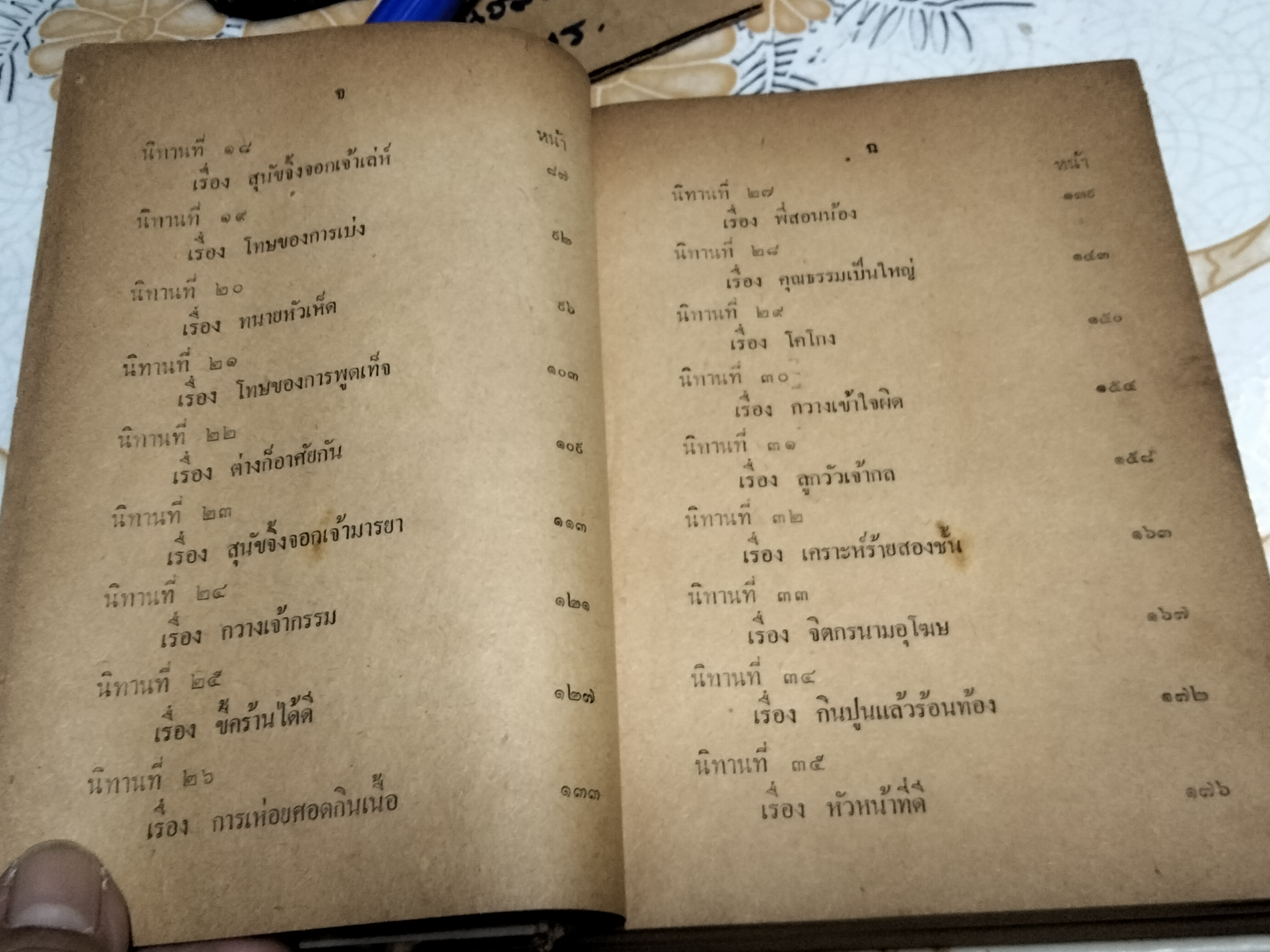 นิทานทวีปัญญา โดย จอมทอง พิมพ์ครั้งที่ 2/2508 สนพ.อุดมศึกษา