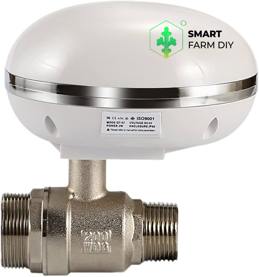 Smart Water control valve 1" + Application รวมแอพพลิเคชั่น