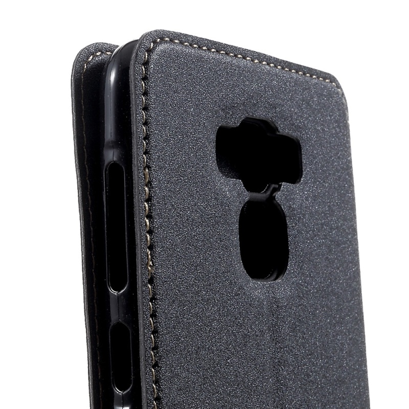 Case Asus Zenfone 3 Max ZC553KL #เคสหนังฝาพับผิวเนื้อทราย Assorted Color Leather Flip Case