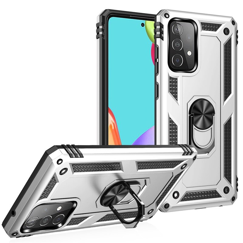เคส Samsung Galaxy A13 4G#เคสฝาหลัง Hybrid TPU+PC มีแหวนสวมนิ้ว