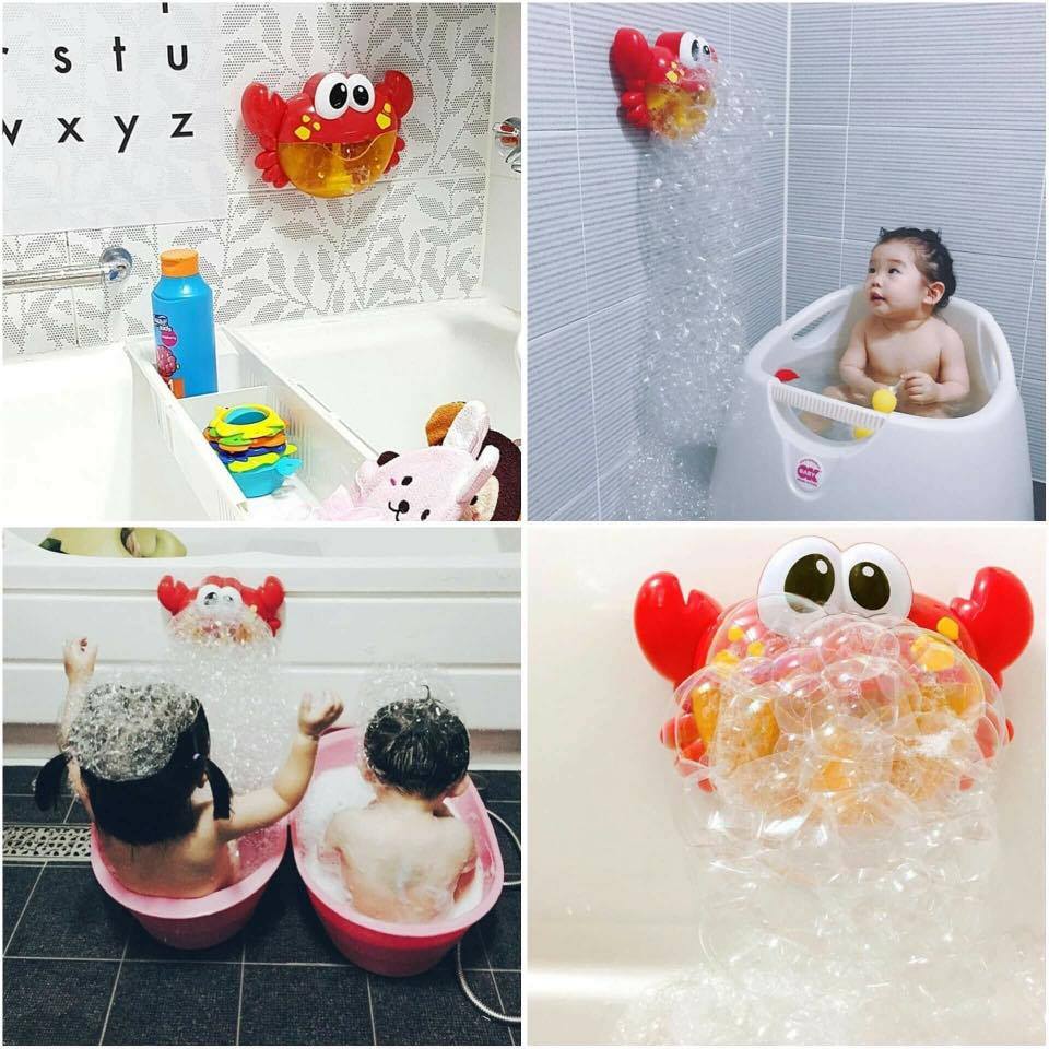 ปูพ่นฟองสบู่