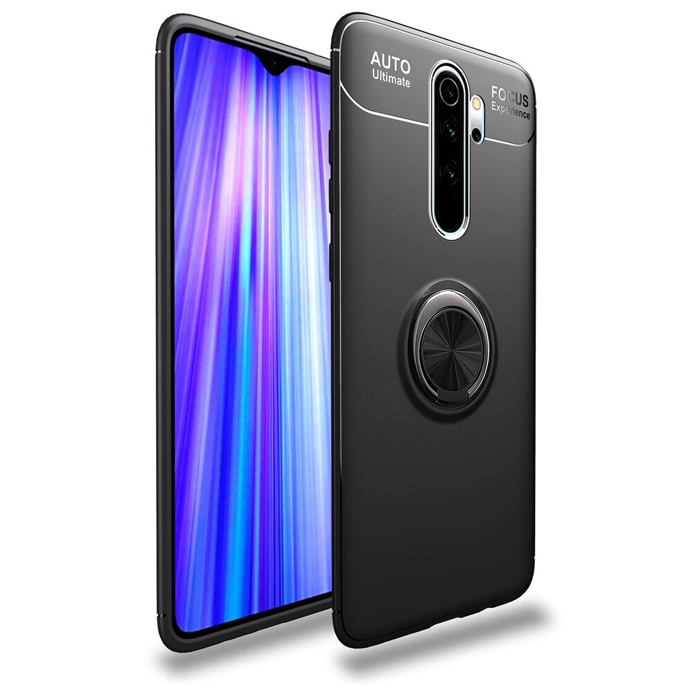 Case Xiaomi Redmi Note 8 Pro #เคสฝาหลัง TPU Finger Ring Kickstand (แผ่นโลหะแบบ Built-in)