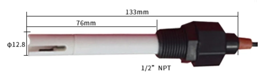 เซ็นเซอร์วัดค่าความเค็มในน้ำ 4 in 1 เอาท์พุท Rs485