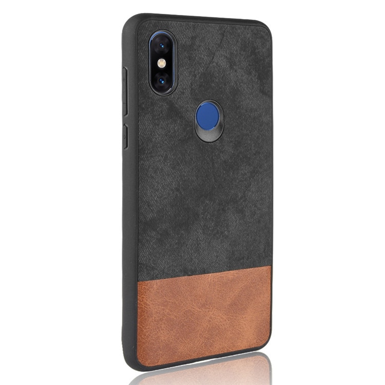 เคส Xiaomi Mi Mix 3 #เคสฝาหลัง Bi-color Splicing PU Leather Coated PC + เคสไฮบริด TPU