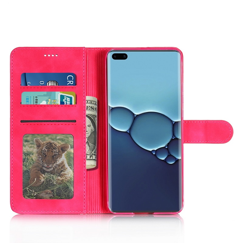 Case Huawei P40 #เคสฝาพับหนัง PU DIAOBAOLEE Leather Stand Stand