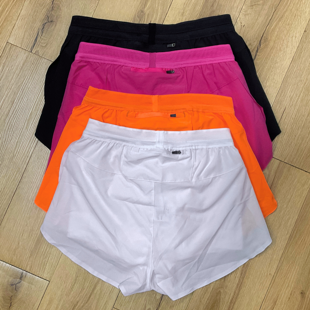 กางเกงวิ่งขาสั้น 1.5" น้ำหนักเบา แห้งไว มีซับในขาสั้น วิ่งมาราธอนได้ทุกระยะ (F15)