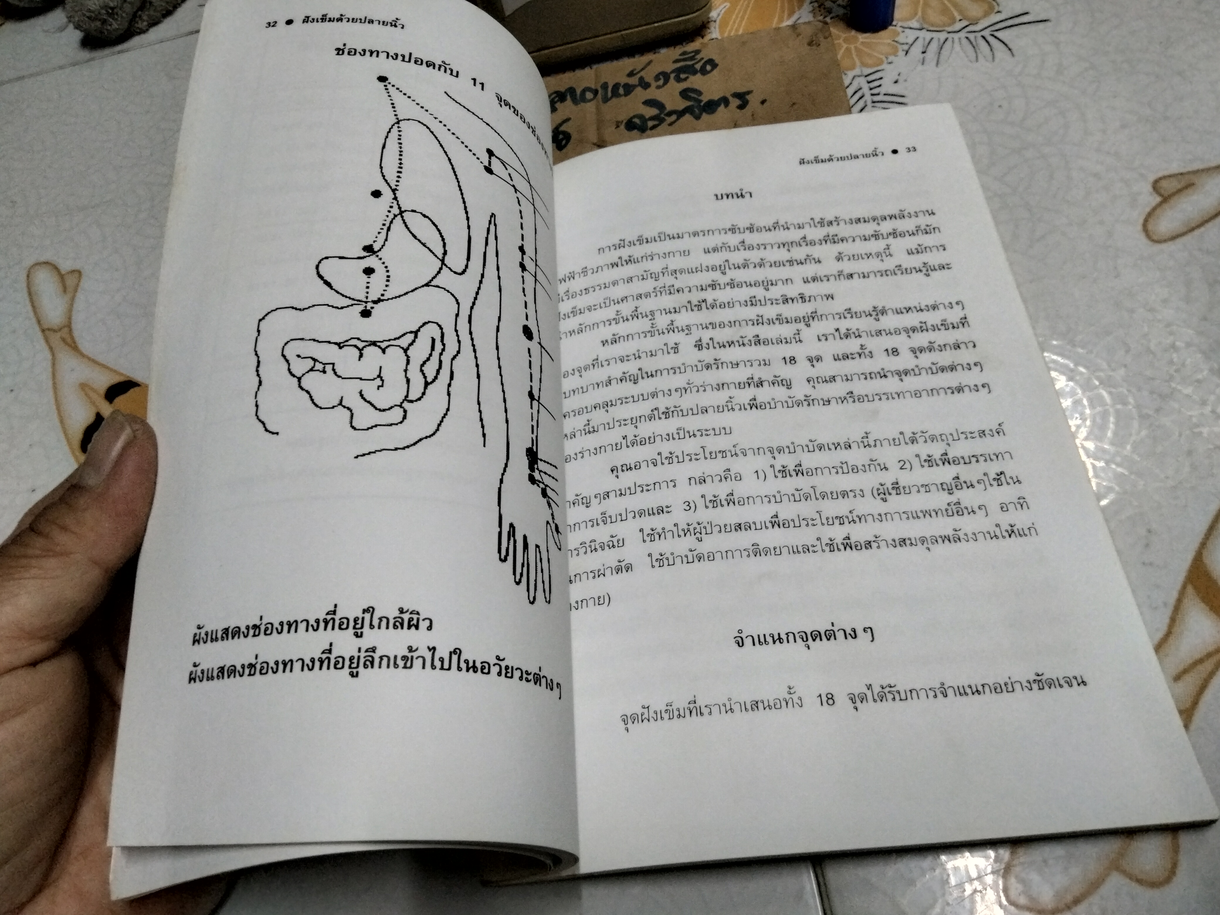ฝังเข็มด้วยปลายนิ้ว - ศักดิ์ บวร เรียบเรียง **สินค้าหมด**
