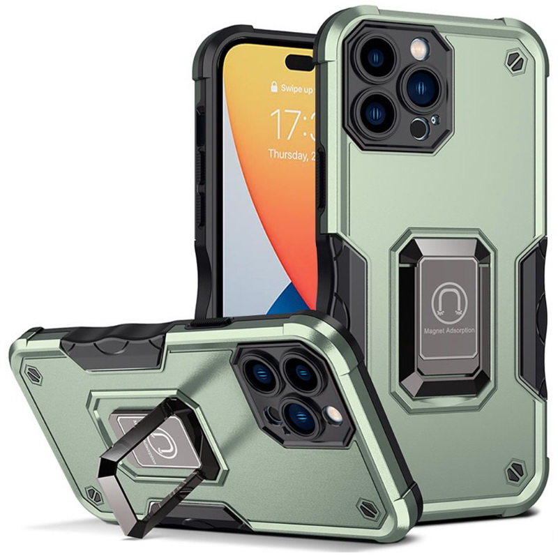 เคส iPhone 14 plus#เคสฝาหลัง Hybrid TPU+PC มีแหวนสวมนิ้ว