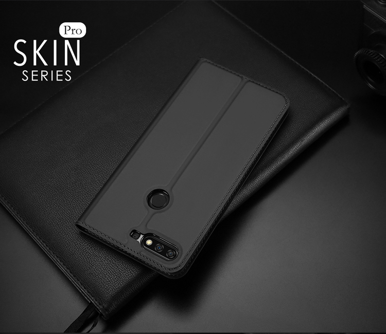 Case Huawei Honor 7C / Y7 Prime (2018) / Enjoy 8 #เคสฝาพับ DUX DUCIS Skin Pro Series คุณภาพดีราคาถูก
