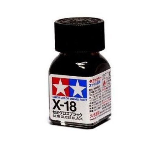X-18 Semi-Gloss Black