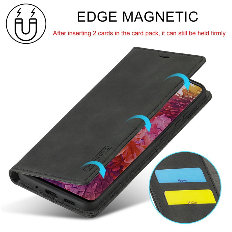 เคส Samsung Galaxy S20 FE / S20 FE 5G #เคสฝาพับหนัง PU คุณภาพดีสไตล์กระเป๋าสตางค์พร้อมช่องใส่การ์ด Case with Magnetic Closing Clasp Stand Card Slots Casing