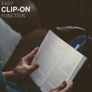 Energizer® Clip on Book Light ไฟ LED แบบหนีบ ใส่ถ่าน ไฟฉาย ไฟอ่านหนังสือ