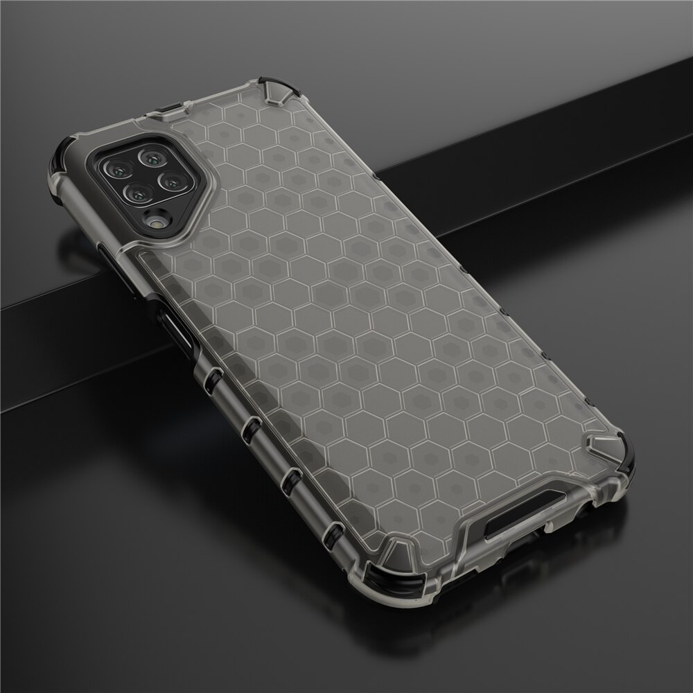 Case Huawei nova 7i #เคสฝาหลังกันกระแทก Honeycomb Shock Absorber TPU + PC + Silicone Hybrid
