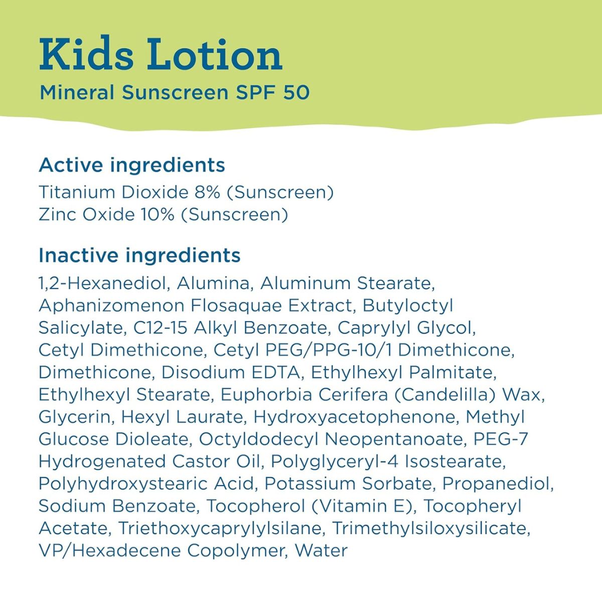 Blue Lizard® Australian Sunscreen SPF50 Mineral For Kids ครีมกันแดด สำหรับเด็กแบบโลชั่นและแบบแท่ง
