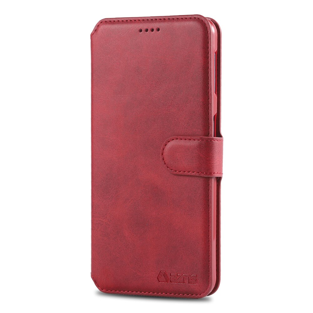 Case Samsung Galaxy A80 #เคสฝาพับหนัง PU มีช่องใส่บัตร AZNS Wallet Leather Stand Phone Cover