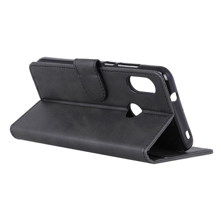 เคส Asus Zenfone Max Pro (M2) ZB631KL #เคสฝาพับหนัง PU สไตล์กระเป๋าสตางค์ Matte PU Leather Wallet