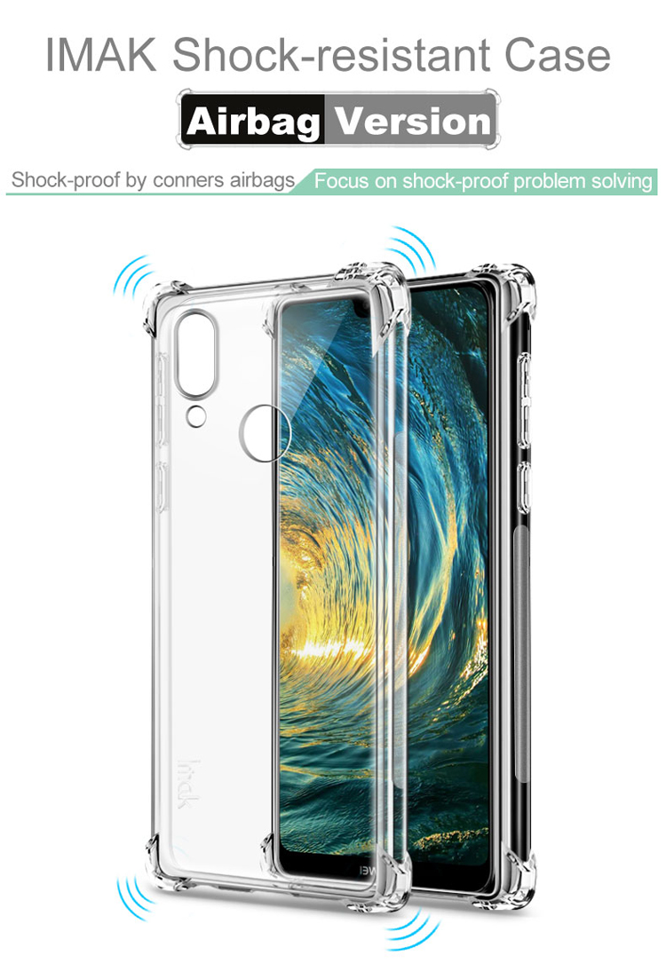 เคส Huawei P20 Lite #เคสฝาหลัง Skin Feel Anti-drop TPU Case + Explosion-proof Screen Film