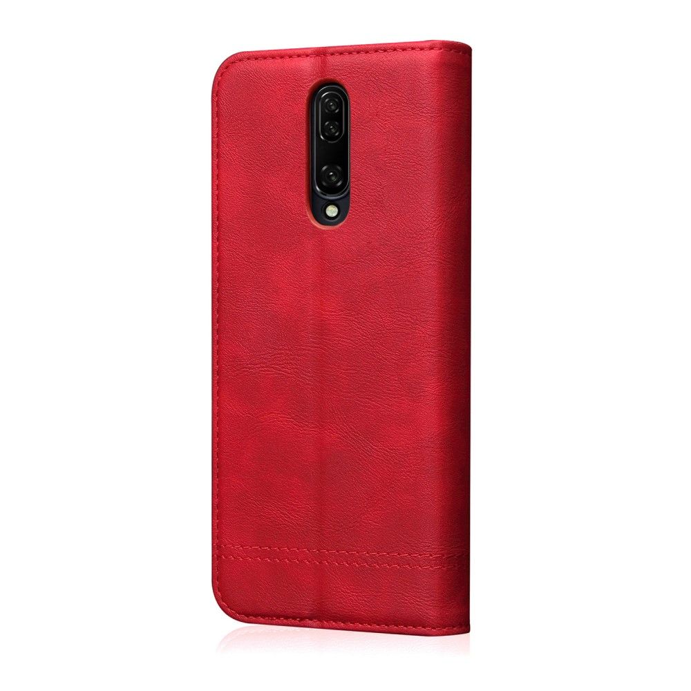 Case OnePlus 7 Pro #เคสฝาพับหนัง PU Crazy Horse Texture Retro Leather Auto-absorbed Wallet คุณภาพดี