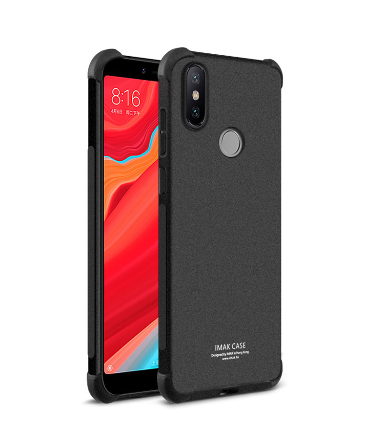 Case Xiaomi Redmi S2 #เคสฝาหลัง IMAK Skin Feel Anti-Drop Case TPU + ฟิล์มกันรอย Explosion-proof Screen Film