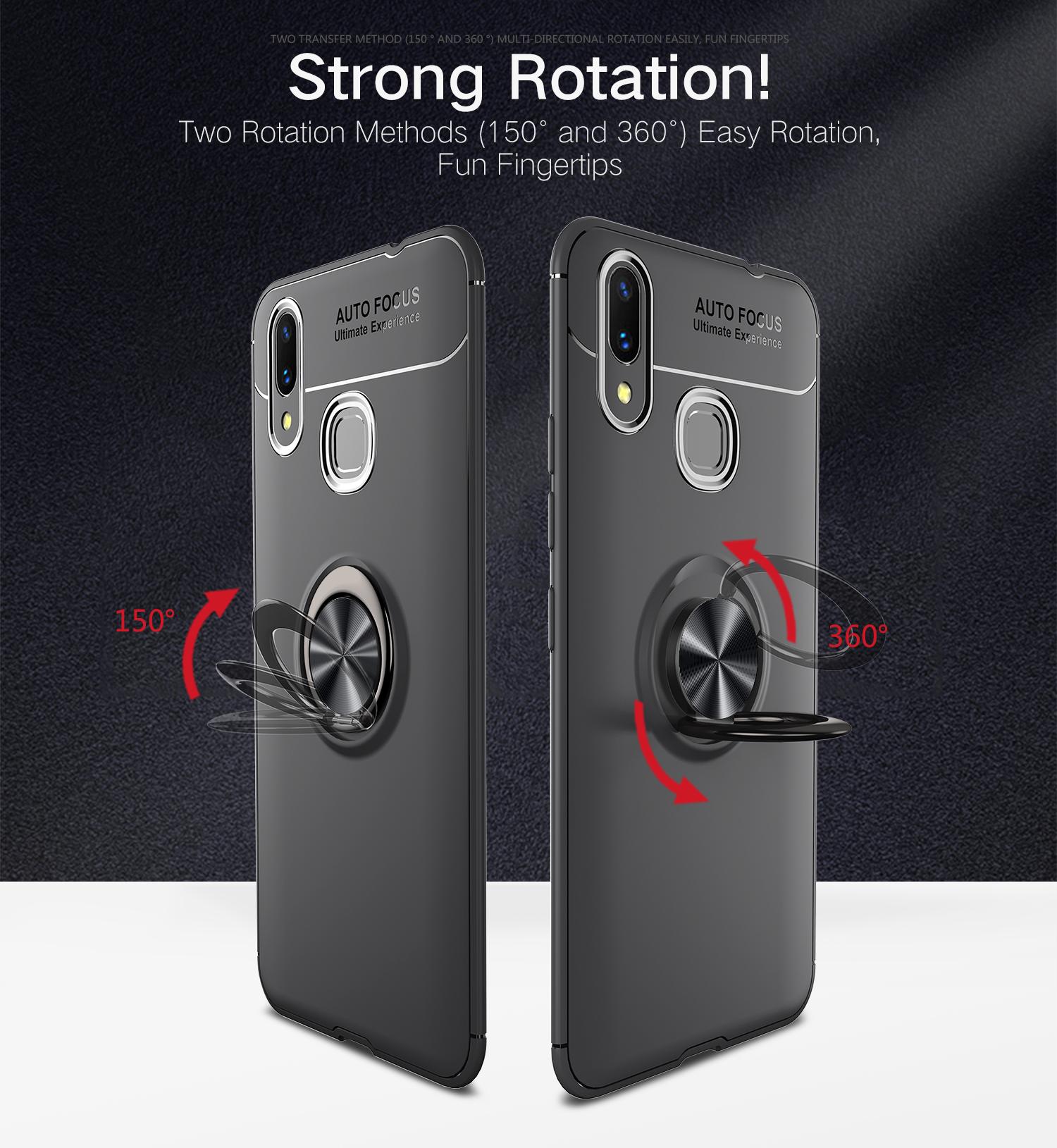 เคส Huawei nova 3i TPU #เคสฝาหลังมีแหวนสวมนิ้ว Finger Ring Kickstand (Built-in แผ่นโลหะแม่เหล็ก)