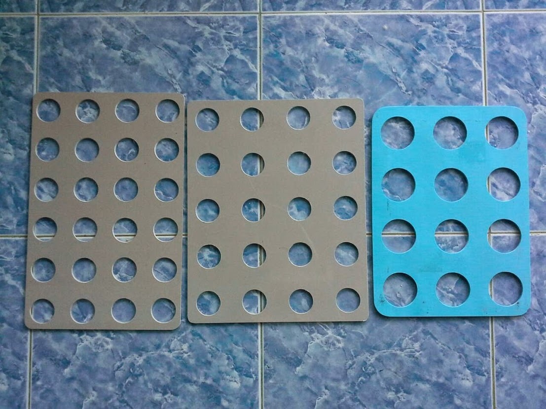 แผ่นล็อคคอขวด 12, 20, 24 ช่อง