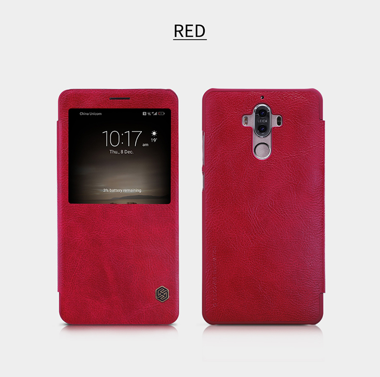 Case Huawei Mate 9 NILLKIN Qin Series มีช่องวิว เคสหนัง PU แท้