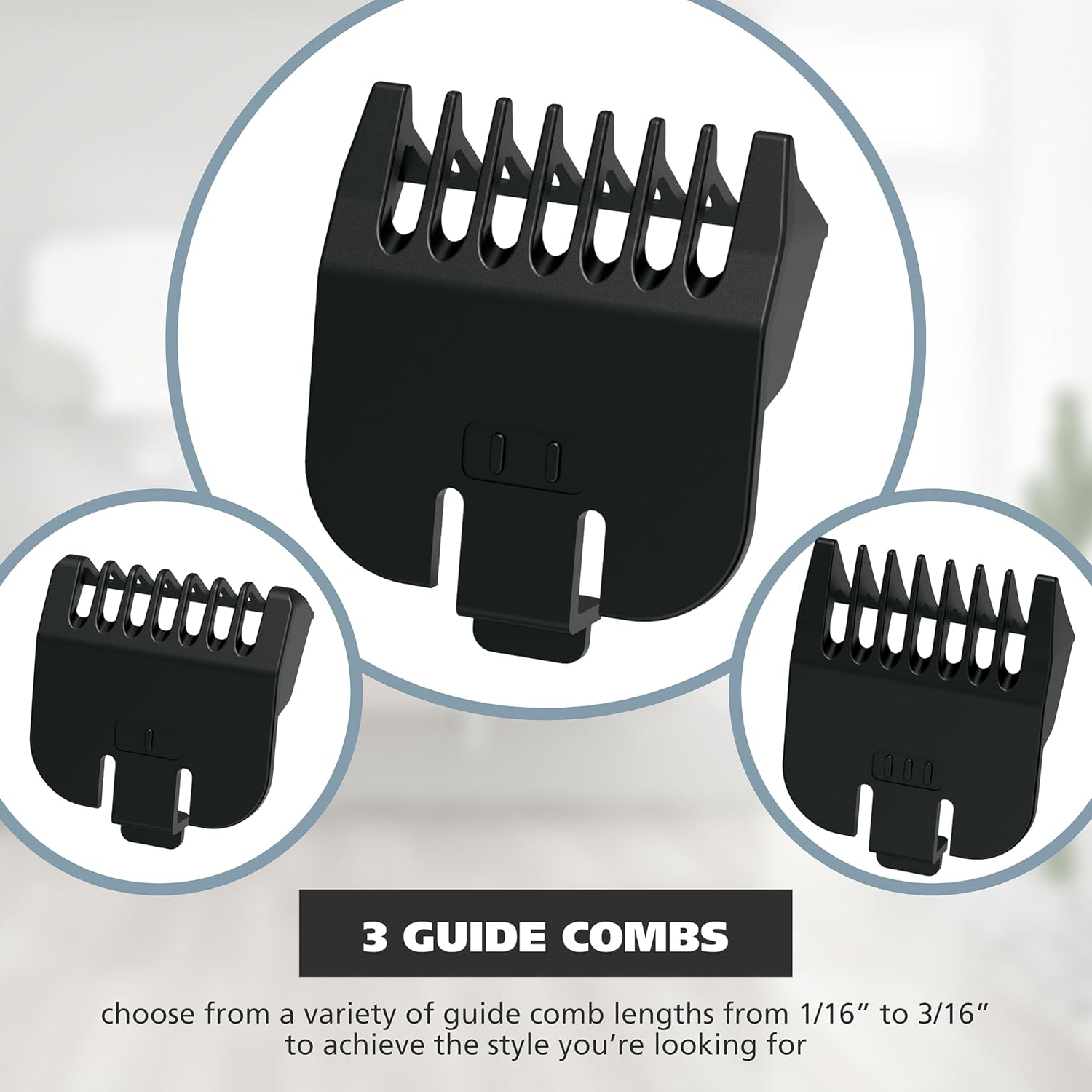 Wahl® All-In-One Rechargeable Trimmer/Grooming Kit Model 9685-200 เครื่องโกนหนวด กันจอน แบบชาร์จได้ ตัดขนบนใบหน้า