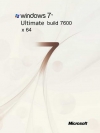 Microsoft Windows 7 Ultimate build 7600. x64 ( 1 DVD )