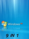 รวม Windows XP 9 IN 1 ( 1 DVD )