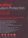 Mcafee System Protection 2008 ( 1 CD )