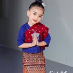 ชุดไทยเด็กหญิง set3ชิ้น