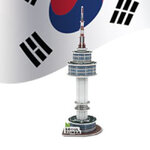[สื่อการสอนภาษาเกาหลี] จิ๊กซอว์ 3 มิติ หอคอยกรุงโซล 서울타워 3D 지그소 퍼즐 Seoul Tower 3D Jigsaw Puzzle