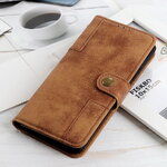 Case realme X3 SuperZoom #เคสฝาพับหนัง PU สไตล์ Vintage คุณภาพดี