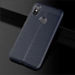 เคส Xiaomi Redmi Note 6 Pro #เคสฝาพับแบบฝาหลัง TPU นิ่มลายหนัง PU ผิวลิ้นจี่ช่วยป้องกันลายนิ้วมือและกันลื่น