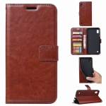 เคส Samsung Galaxy A10 #เคสฝาพับแบบกระเป๋าสตางค์หนัง PU ผิวหนังม้า Crazy Horse