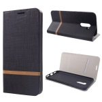 เคส Xiaomi Pocophone F1 #เคสฝาพับหนัง PU ออกแบบสี Contrast ปกเสริมด้วยแผ่นเหล็กคุณภาพดี