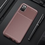 Case Samsung Galaxy S10 Lite #เคสฝาหลังนิ่ม Carbon Fiber Anti-drop TPU Protection