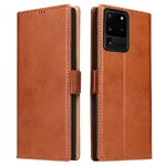เคส Samsung Galaxy Note 20 Ultra / Note 20 Ultra 5G #เคสฝาพับหนัง PU สไตล์กระเป๋าสตางค์พร้อมช่องใส่การ์ด Luxury Flip Stand Card Phone Leather Wallet Cover Casing