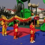 มังกรสำหรับเด็กเล็กน้ำหนักเบา การแสดงเชิดมังกร (ความยาว 5 เมตร) 舞龙道具儿童龙 Dragon Dance Children's Dragon