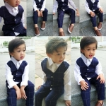 set เสื้อกับกางเกงออกงาน เด็กชาย