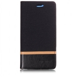 Case Huawei P20 Lite / Nova 3e #เคสฝาพับหนัง PU ผิวเคลือบ Cloth Texture Splicing PU Leather