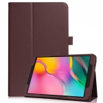 เคส Samsung Galaxy Tab S6 T860 T865 #เคสฝาพับหนัง PU ผิวลิ้นจี่ Litchi Skin Leather Case