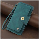 เคส iPhone 6s Plus / 6 Plus#เคสฝาพับหนัง PU แบบกระเป๋าสตางค์มีสายคล้องมือ มีที่เก็บบัตรหลายช่อง Retro Wallet Leather Multi Card slot