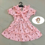 เดรสเด็กลายเชอร์รี่