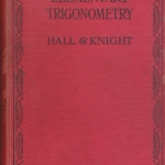 ELEMENTARY TRIGONOMETRY by HALL & KNIGHT **สินค้าหมด**