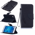 เคส Huawei Y6 II Honor 5A เคสฝาพับสไตล์กระเป๋าสตางค์ลายขนนกImprinted Feather Wallet Leather Stand Case