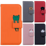 Case Samsung Galaxy A71 #เคสฝาพับหนัง PU ลายการ์ตูน Fashion Cartoon Animals Flip Case Texture Leather Wallet
