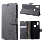 Case Asus Zenfone Max Pro (M1) #เคสฝาพับหนัง PU สไตล์ Retro มีช่องเสียบบัตร